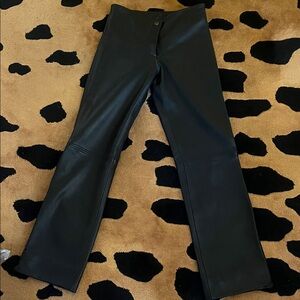 Black Leather Pants
